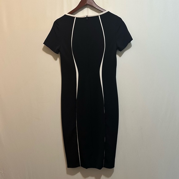 Marc Cain Elegant Black & White Dress Size 6 - Picture 2 of 12